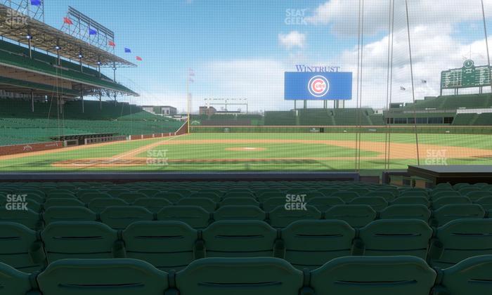 Wrigley Field - Section Club Box Home Plate 22 Seat View