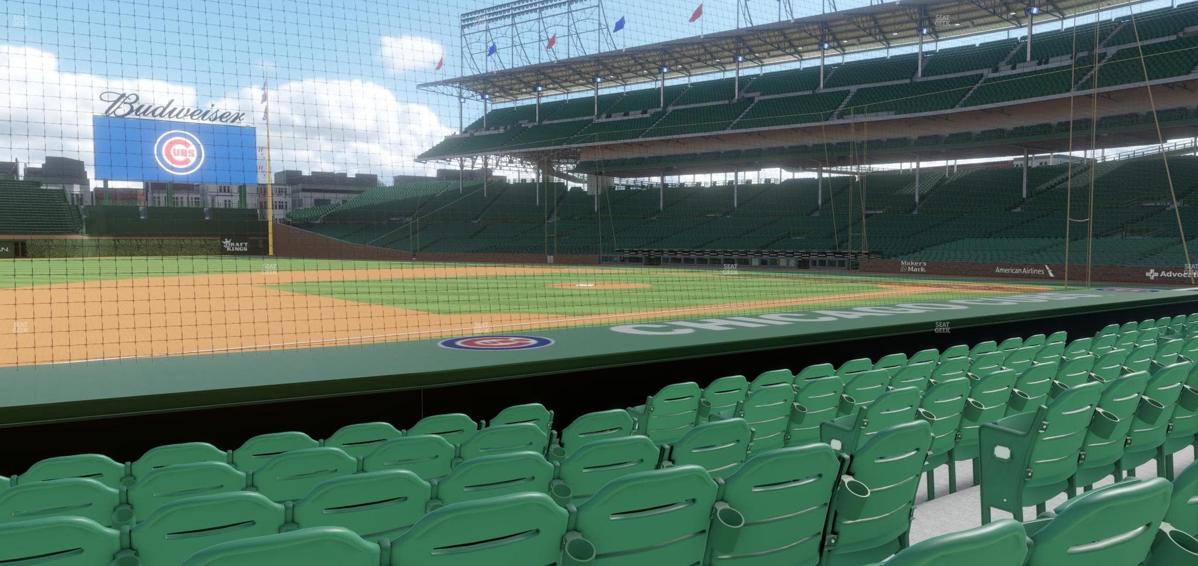 Wrigley Field - Section Club Box Infield 10 Seat View