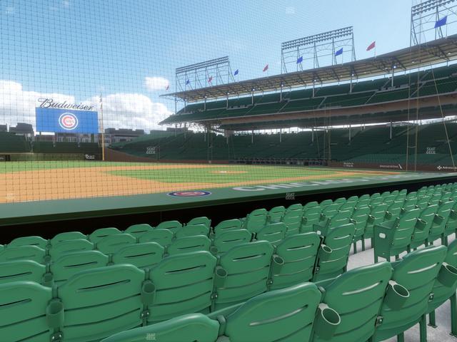 Wrigley Field - Section Club Box Infield 10 Seat View