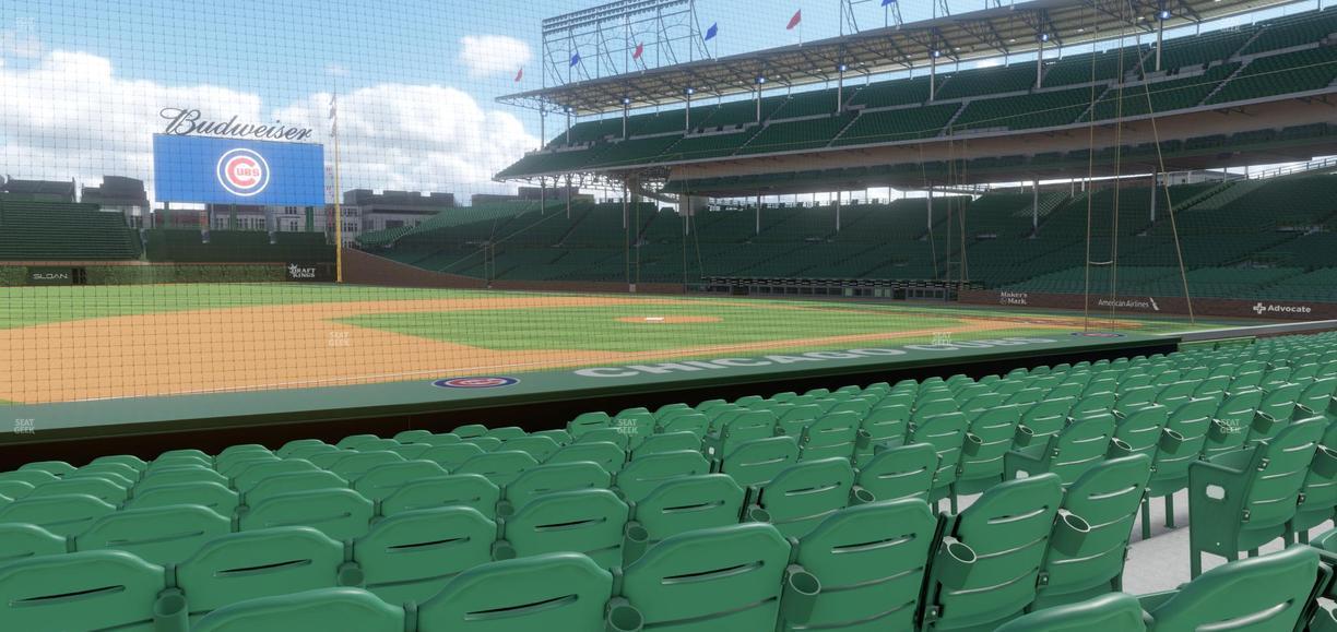 Wrigley Field - Section Club Box Infield 10 Seat View