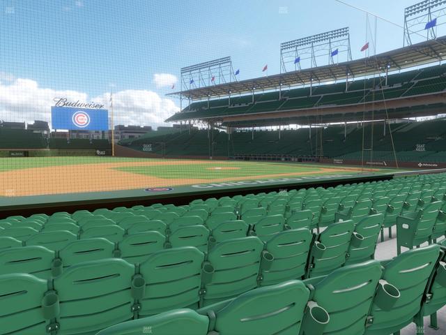 Wrigley Field - Section Club Box Infield 10 Seat View