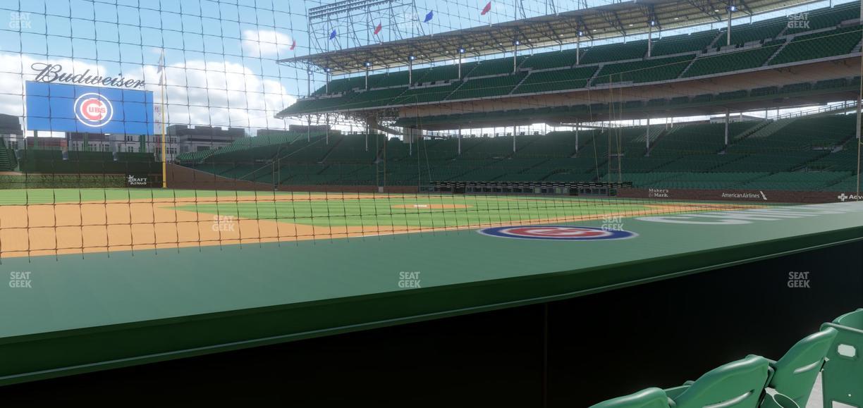 Wrigley Field - Section Club Box Infield 10 Seat View