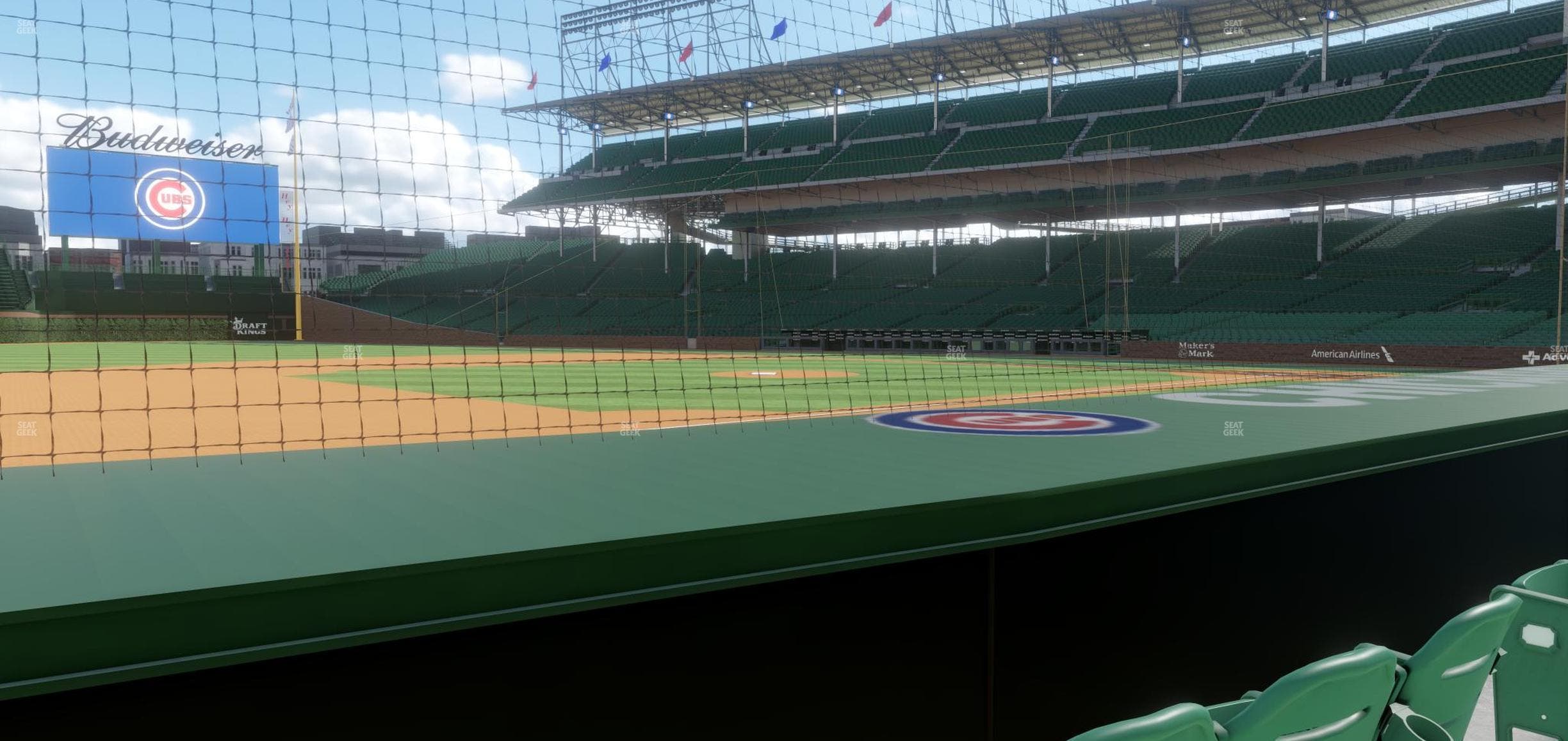 Wrigley Field - Section Club Box Infield 10 Seat View