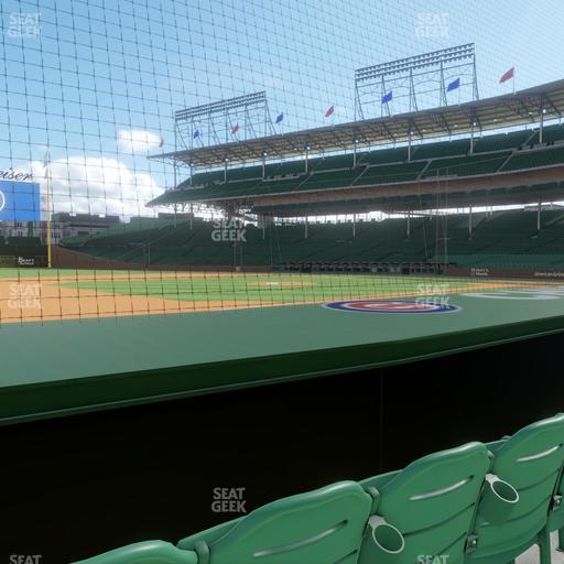 Wrigley Field - Section Club Box Infield 10 Seat View