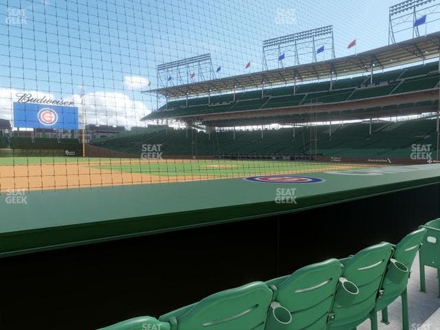 Wrigley Field - Section Club Box Infield 10 Seat View