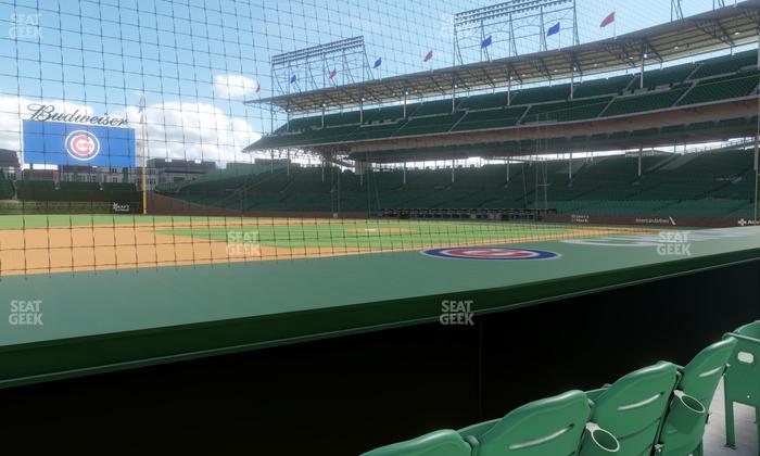 Wrigley Field - Section Club Box Infield 10 Seat View
