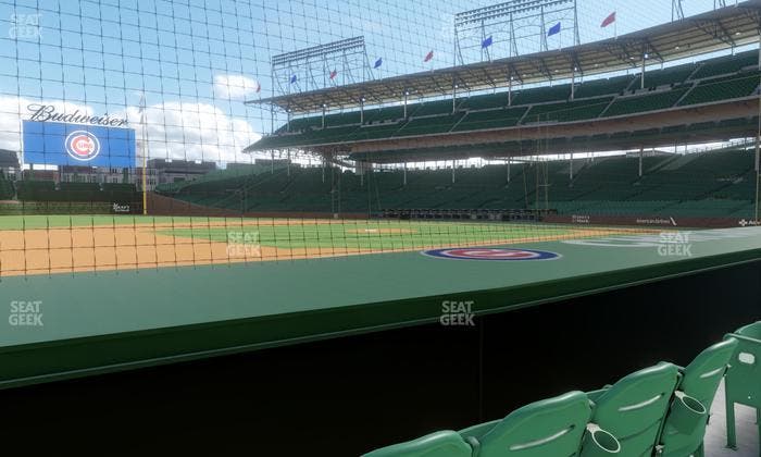 Wrigley Field - Section Club Box Infield 10 Seat View