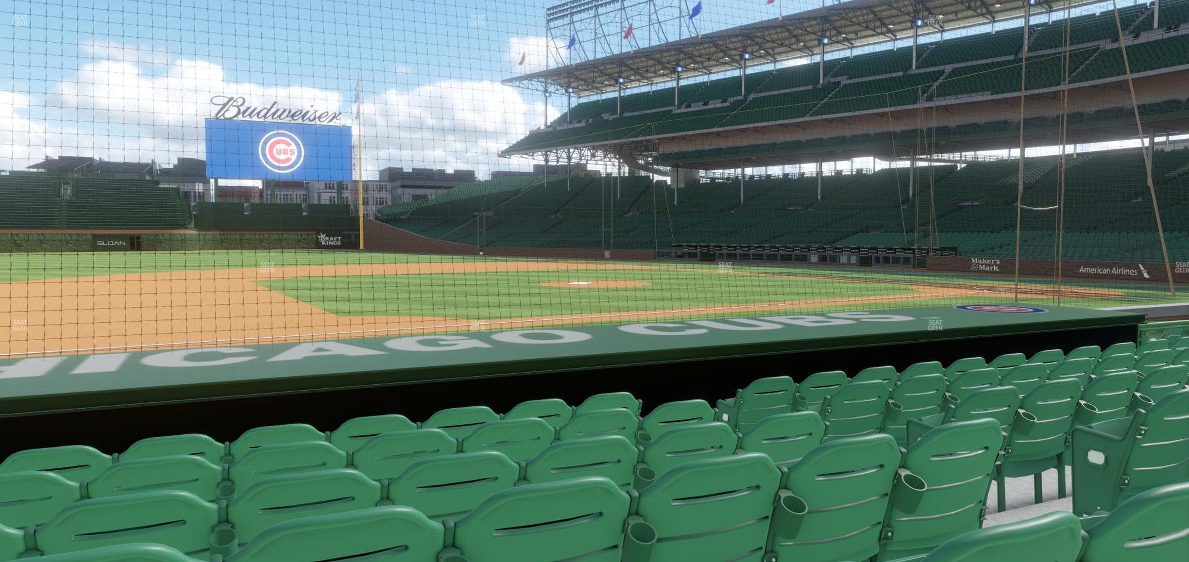 Wrigley Field - Section Club Box Infield 11 Seat View