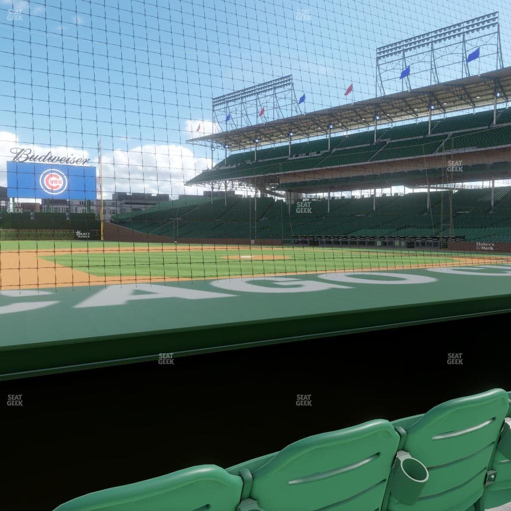 Wrigley Field - Section Club Box Infield 11 Seat View