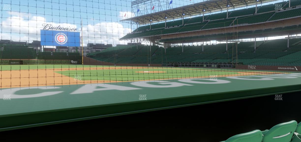 Wrigley Field - Section Club Box Infield 11 Seat View