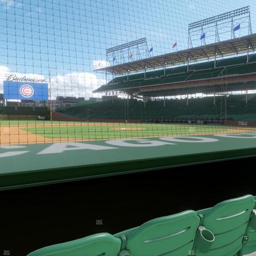 Wrigley Field - Section Club Box Infield 11 Seat View