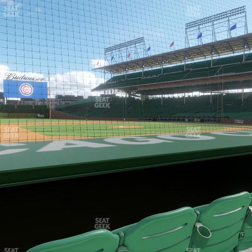 Wrigley Field - Section Club Box Infield 11 Seat View