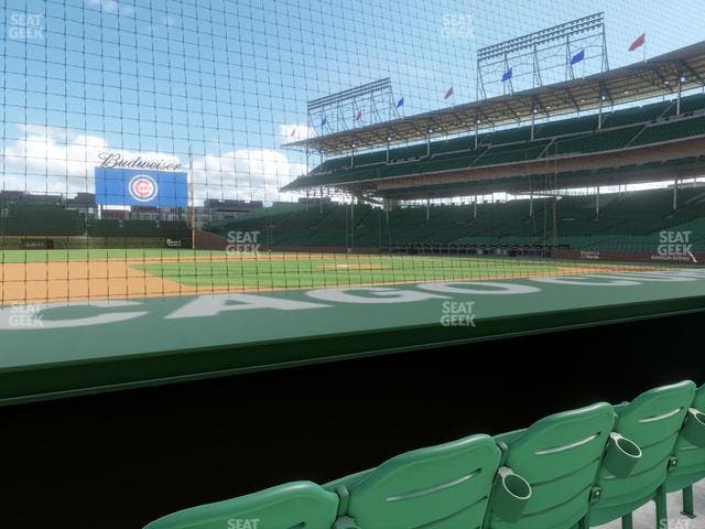 Wrigley Field - Section Club Box Infield 11 Seat View