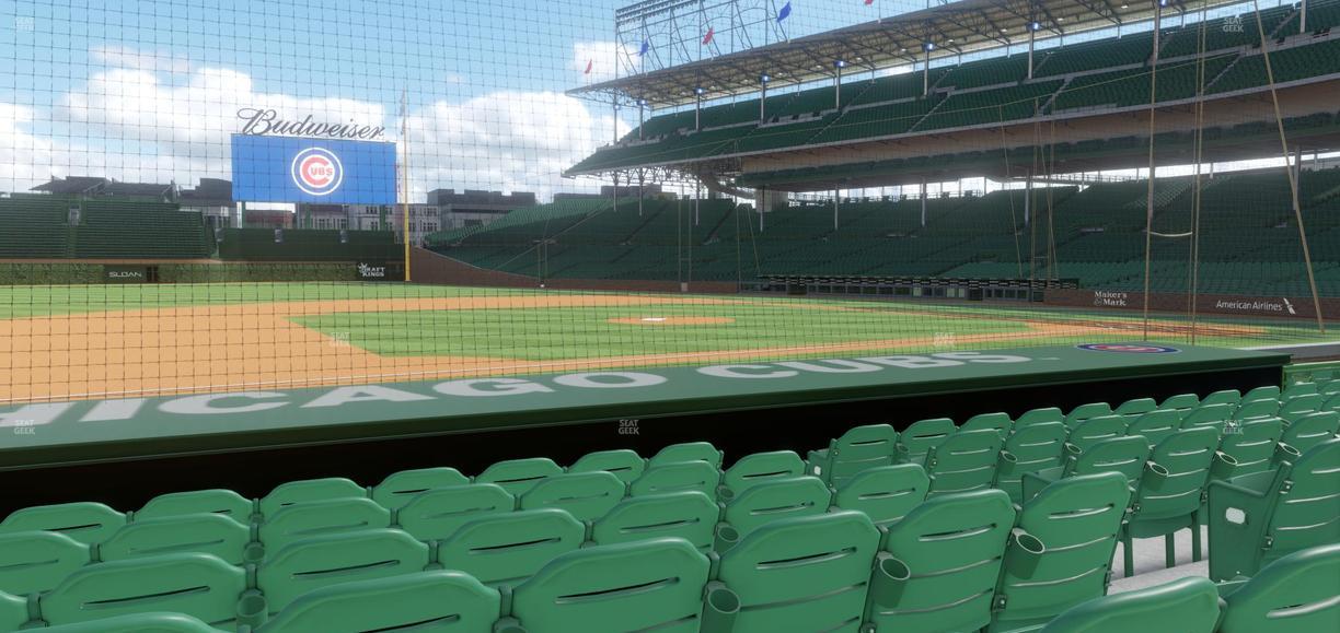 Wrigley Field - Section Club Box Infield 11 Seat View