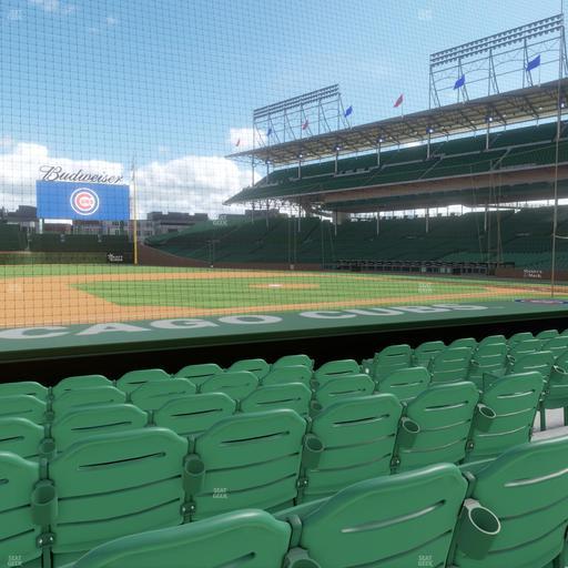 Wrigley Field - Section Club Box Infield 11 Seat View