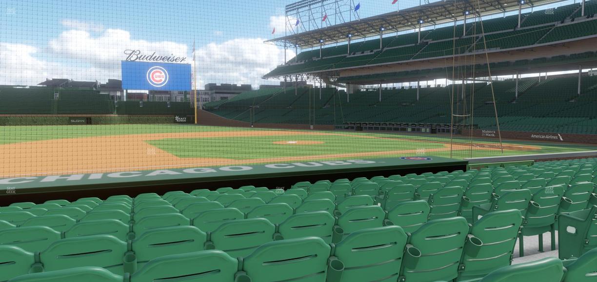 Wrigley Field - Section Club Box Infield 11 Seat View