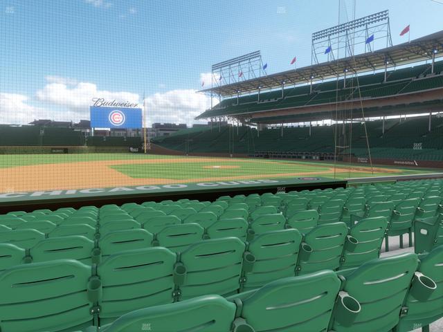 Wrigley Field - Section Club Box Infield 11 Seat View