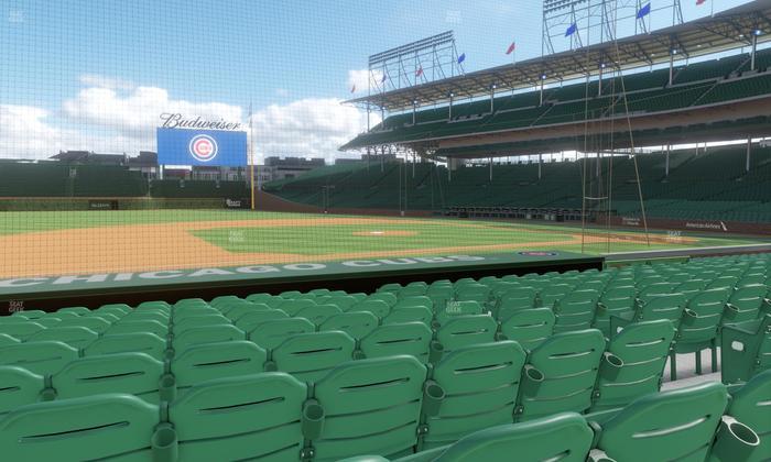 Wrigley Field - Section Club Box Infield 11 Seat View
