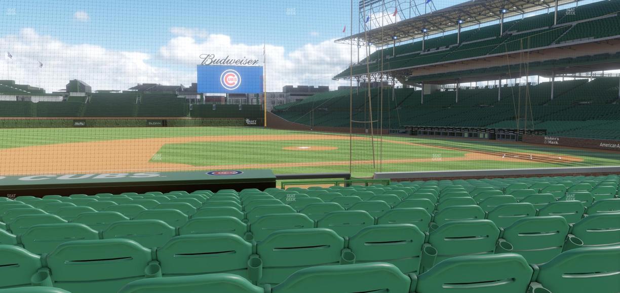 Wrigley Field - Section Club Box Infield 12 Seat View
