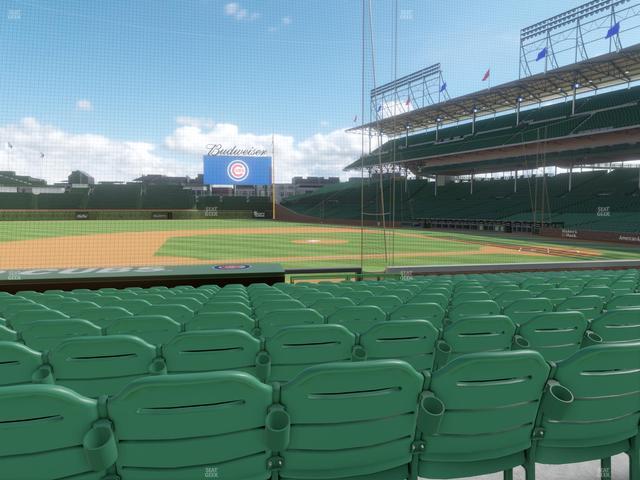 Wrigley Field - Section Club Box Infield 12 Seat View