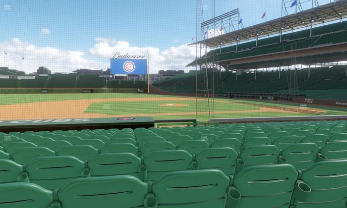 Wrigley Field - Section Club Box Infield 12 Seat View