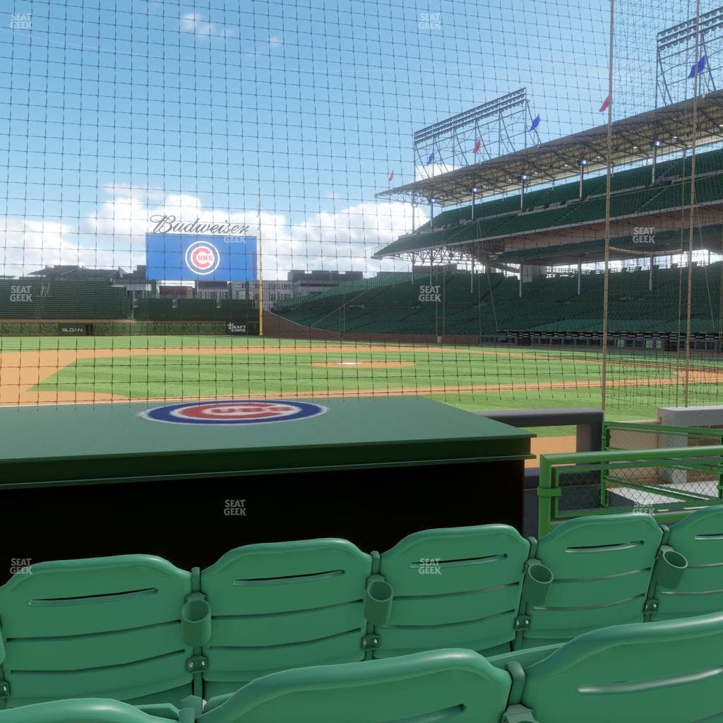 Wrigley Field - Section Club Box Infield 12 Seat View