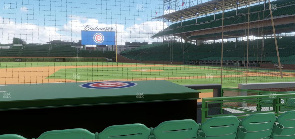 Wrigley Field - Section Club Box Infield 12 Seat View