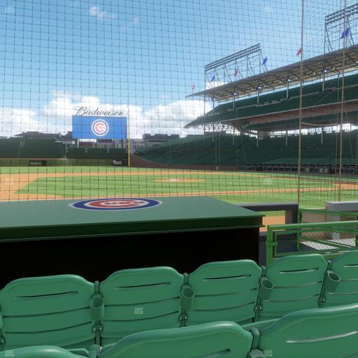 Wrigley Field - Section Club Box Infield 12 Seat View