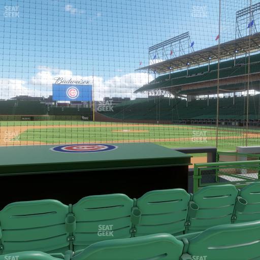 Wrigley Field - Section Club Box Infield 12 Seat View