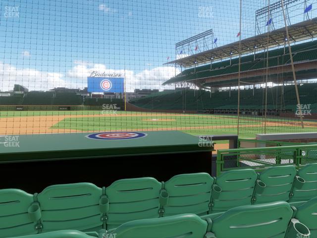Wrigley Field - Section Club Box Infield 12 Seat View Wrigley Field - Section Club Box Infield 12 Seat View