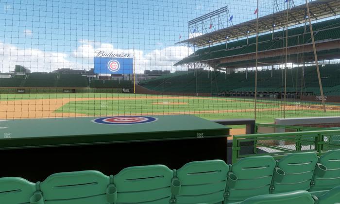 Wrigley Field - Section Club Box Infield 12 Seat View