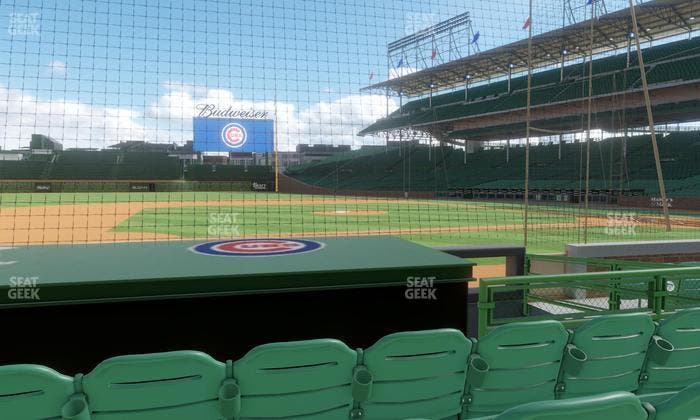 Wrigley Field - Section Club Box Infield 12 Seat View