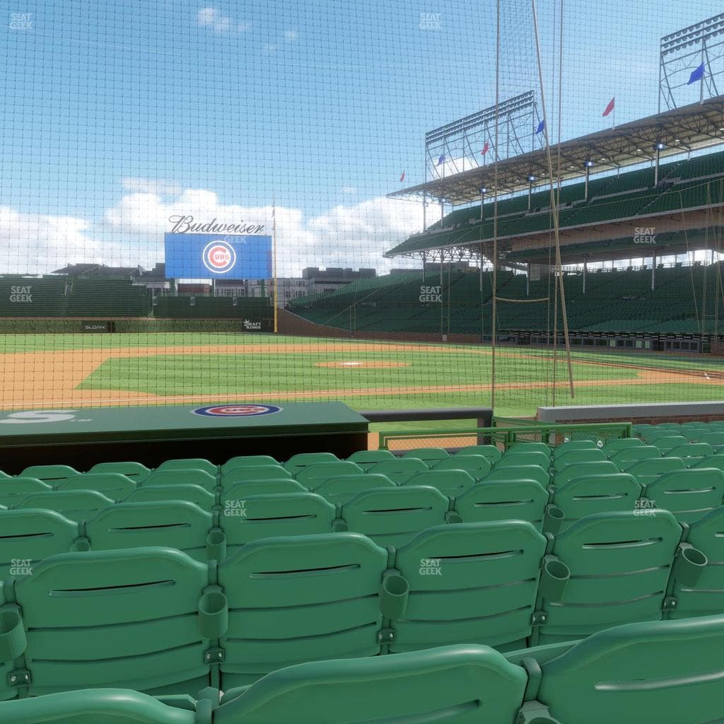 Wrigley Field - Section Club Box Infield 12 Seat View