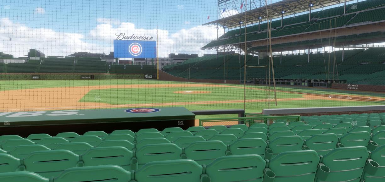 Wrigley Field - Section Club Box Infield 12 Seat View