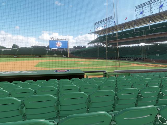 Wrigley Field - Section Club Box Infield 12 Seat View