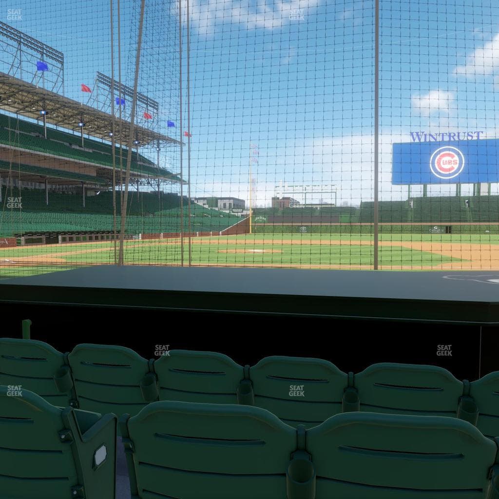 Wrigley Field - Section Club Box Infield 23 Seat View