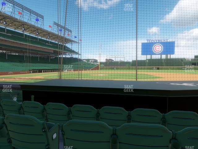 Wrigley Field - Section Club Box Infield 23 Seat View