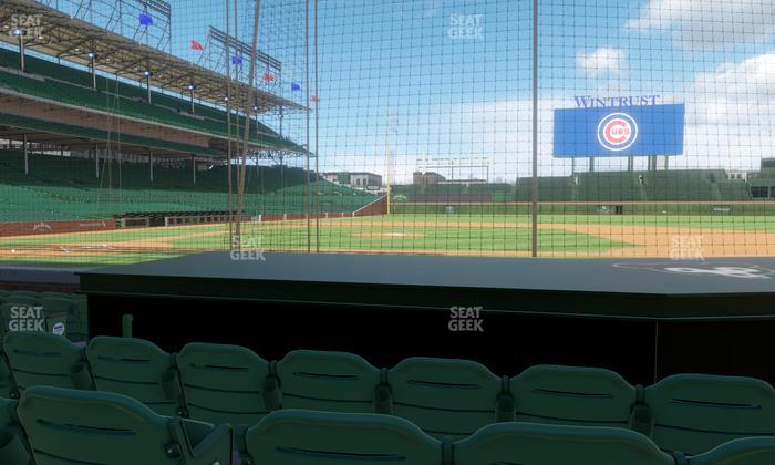 Wrigley Field - Section Club Box Infield 23 Seat View