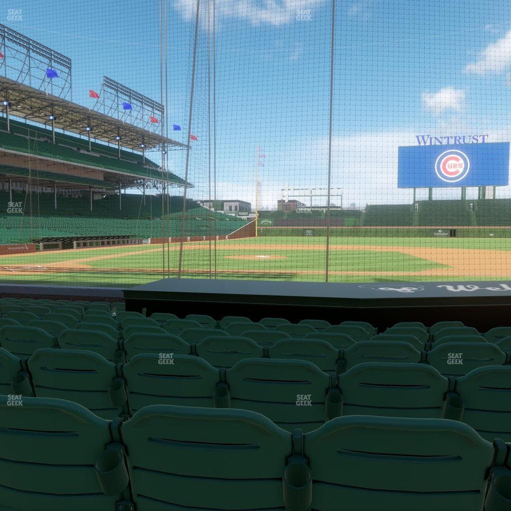 Wrigley Field - Section Club Box Infield 23 Seat View