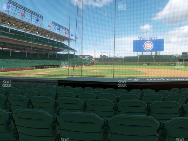 Wrigley Field - Section Club Box Infield 23 Seat View