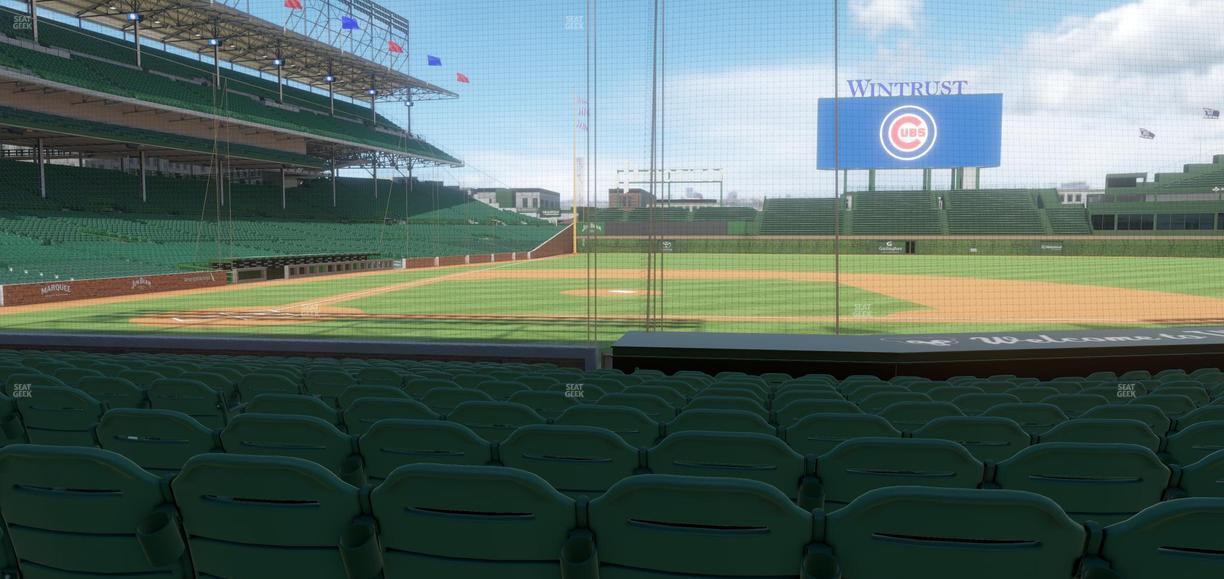 Wrigley Field - Section Club Box Infield 23 Seat View