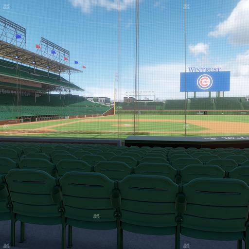 Wrigley Field - Section Club Box Infield 23 Seat View