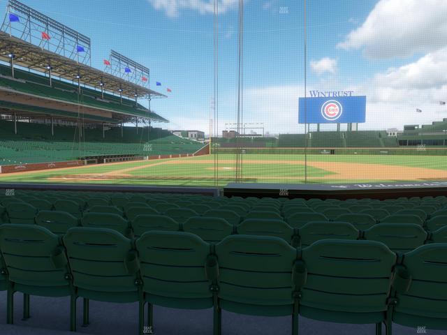 Wrigley Field - Section Club Box Infield 23 Seat View