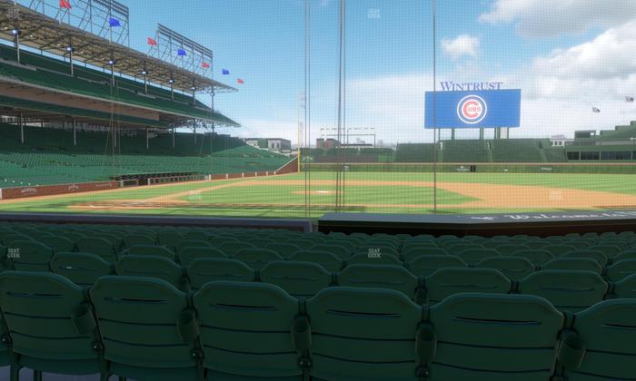 Wrigley Field - Section Club Box Infield 23 Seat View