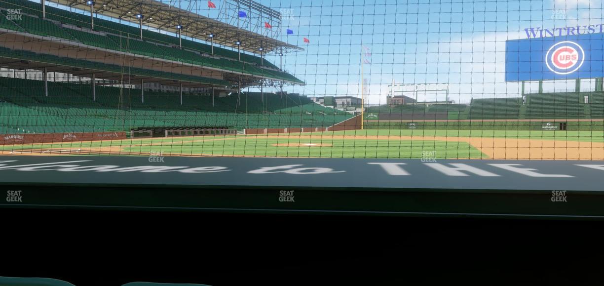 Wrigley Field - Section Club Box Infield 24 Seat View