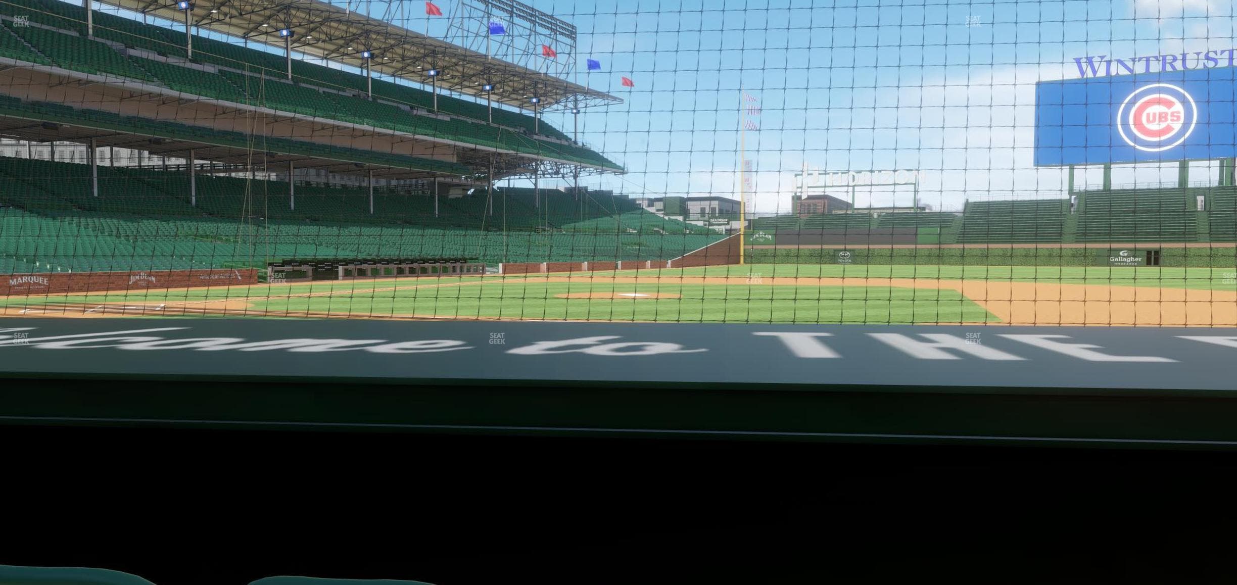 Wrigley Field - Section Club Box Infield 24 Seat View