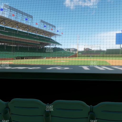 Wrigley Field - Section Club Box Infield 24 Seat View