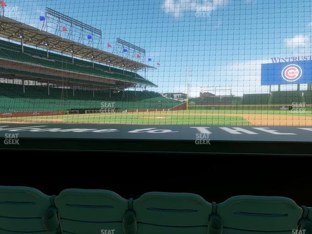 Wrigley Field - Section Club Box Infield 24 Seat View