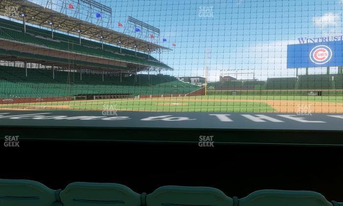 Wrigley Field - Section Club Box Infield 24 Seat View