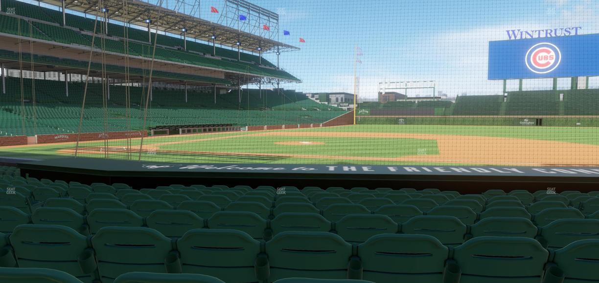 Wrigley Field - Section Club Box Infield 24 Seat View